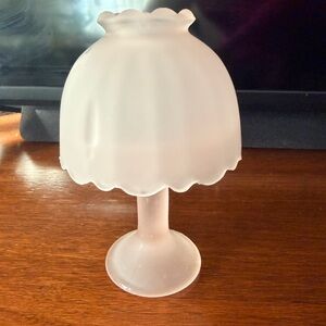 Frosted Pink Fairy Lamp
